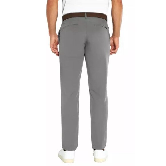 Banana Republic Mens Flat Front Pant Slim Fit Stretch Wicking Gray 40 x 34 NWT - Picture 3 of 6